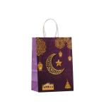 Moon Festival Kraft Paper Printed Shopping Hand Party Candy Paper Bag for