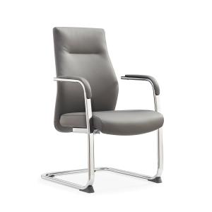 Quality 68*64*114 Genuine Leather Office Chair Chrome Steel Frame wholesale