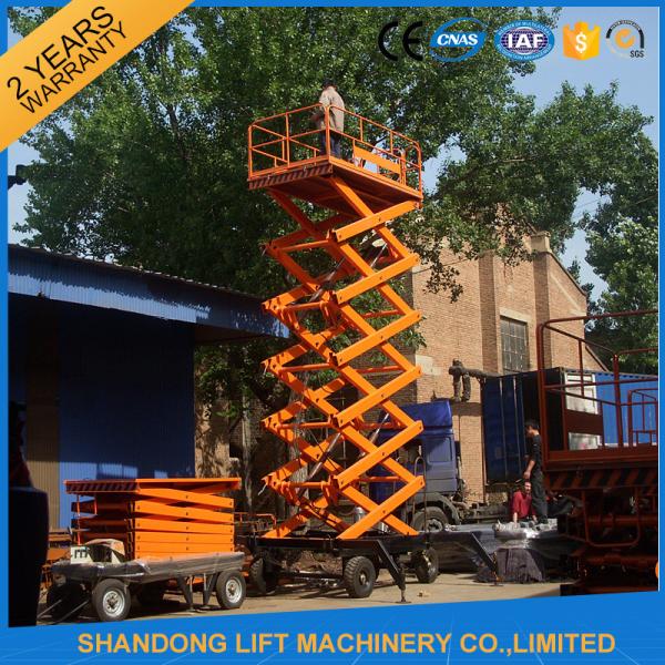 Electric Hydraulic Mobile Platform Lift for Aerial Work / Decoration / Street