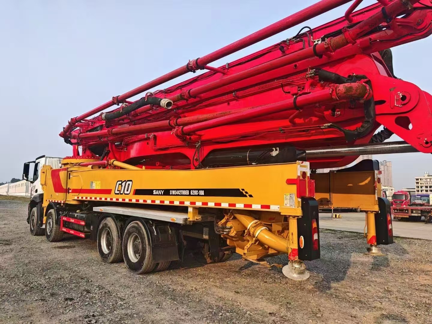 2020 SANY Concrete Pump Truck 62 Meters Second Hand Pump Truck Stock Direct Sale