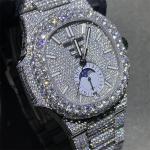 GRA Custom Moissanite Watches Waterproof Jewelry Diamond Watch For Rap Star