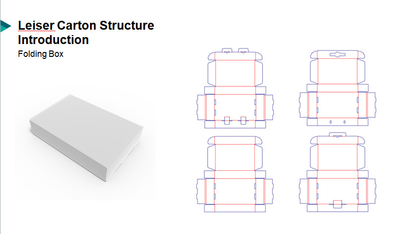 0.157'' Leiser Foldable Storage White Rectangle Box Antistatic