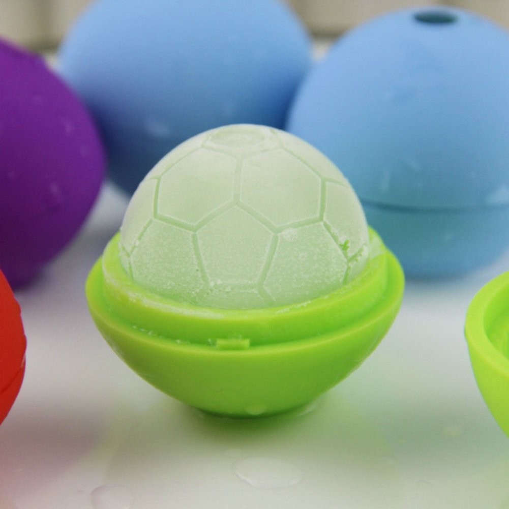 Sphere Ice Molds - 6 Pack - Silicone Ice Ball Molds With Built-In Funnel - Round Ice Cube Molds - Make 2.5 Inch Big Ice Sphere For Whiskey & Cocktails