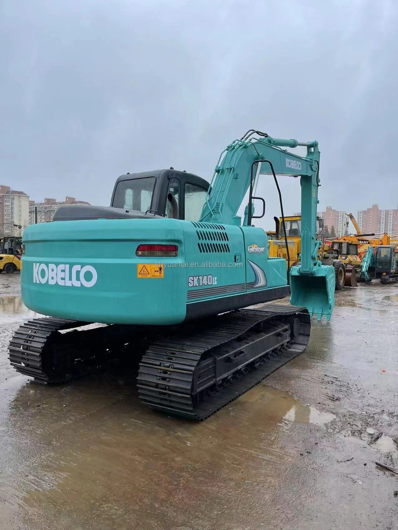 Hydraulic Cylinder Second Hand Shensteel SK140 Excavator With Durable Steel
