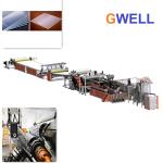 PMMA Sheet Extrusion Line Acrylic Sheet Production Machine Single Screw Extruder