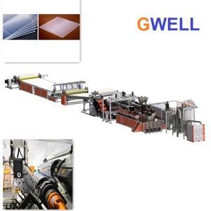 Quality PMMA Sheet Extrusion Line Acrylic Sheet Production Machine Single Screw Extruder wholesale