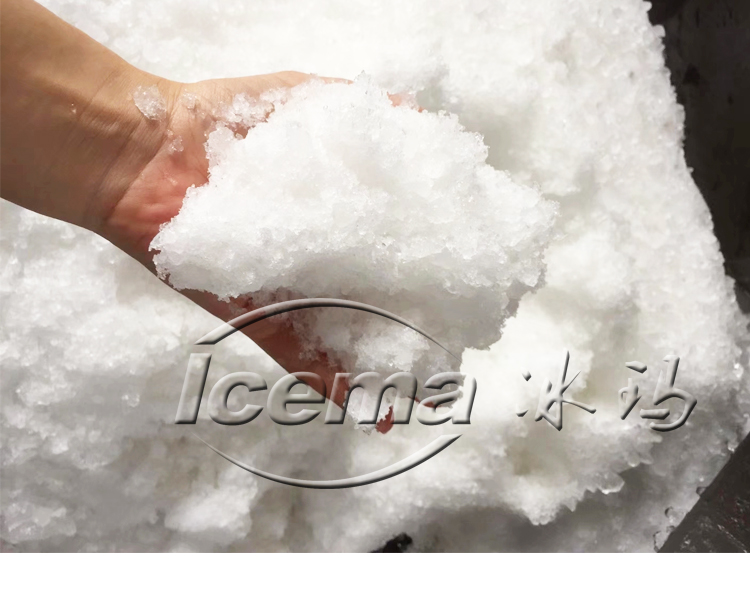 Fresh Keeping Bitzer Compressor ICEMA Mini Ice Maker Machine For Portable Ice Production