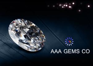 Quality Supper White Classic Oval Moissanite Loose Stones Moissanite 1ct wholesale