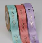 Printing Bouquet Flower Polyester Grosgrain Ribbon Cake Handmade DIY Satin