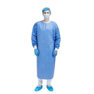 Quality CE Waterproof Sterile Sms Fabric Gown Quick Dry Nontoxic wholesale