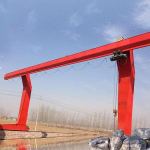 Quality Industrial Overhead Single Girder Semi Gantry Crane 30 Ton For Workshop wholesale