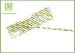 Black And White Bulk Party Paper Straws Decorations Usage Environmentally