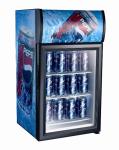 40LGlass Door Drink Display Refrigerator Monster Energy Mini Beer Can Fridge