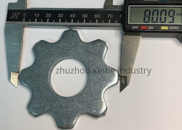 Heavy Duty 8 Points Carbide Tipped Milling Cutters For Floor Planers Or Milling Machines