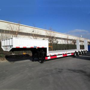 Quality CIMC 100 Ton Low Bed 50ft Multi Axle Modular Trailer wholesale