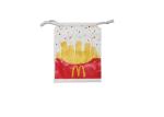 Small Plastic Drawstring Bags Reusable CPE Printing Rope Bag