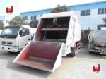 10CBM Refuse Compactor Truck Hire 4x2 Front Load Dumpster Truck