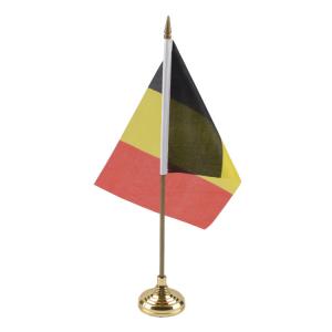 Quality Sublimation Printing Office Desk Flags 150D 300D With Metal Stand wholesale