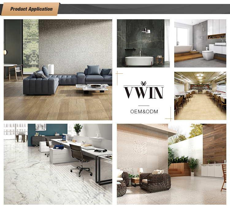 Commercial Restaurant Floor Tiles Full Body Porcelain in Different Types of Granite