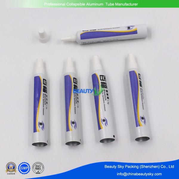 Dia.13.5--60mm Printed toothpast packaging tube Long nozzel ABL pharmaceutical