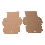 Degradable Corrugated Gift Box Shipping Kraft Easy Fold Mailers Full Protection