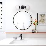 Glass Ball Modern Wall Light Aisle Magic Beans Mirror Headlight