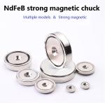 D90*h18-M10 D3.54 inch*h0.71 inch Rare Earth Neodymium Disc Magnet with