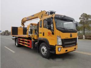 Quality Road Rescue Platform Wrecker Tow Truck 4*2 With 6 Ton Crane wholesale