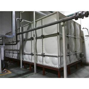 Quality Stampinig High Pressed Steel Sectional Water Tank Fiberglass Material Clean wholesale