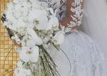 Soft Long Sleeve Mermaid Wedding Gown Long Fishtail Special Beaded
