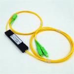 Passive WDM Fiber Splitter , 1310/1550nm Wavelength 1x2 Fiber Splitter
