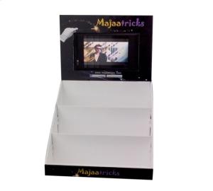 Quality cardboard lcd display stand/ LCD screen retail display advertising player wholesale