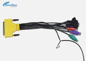 Quality Bare Copper VGA D SUB Cable 25Pin 3.5mm DC Dupont 2.54mm Welding Equipment wholesale