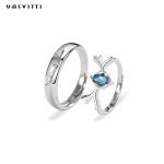 4.13mm 1.68g Sterling Silver Jewelry Rings S990 Fiancée Silver Zircon Classic