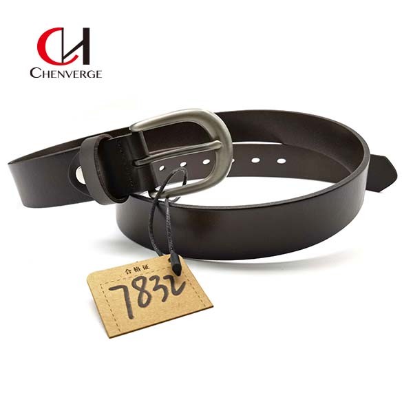 Chenverge Unisex Genuine Leather Dress Belt , Leisure Genuine Handmade Leather Belts