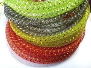Quality PET Mylar Braided Wire Mesh Sleeve for Lights And Gifts Decoration wholesale
