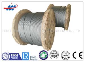 Quality 6x26SW+FC No Oil Hot Dipped Galvanized Steel Wire Rope For Lifting / Tower Crane wholesale