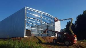 Quality ODM Light Steel Structure Factory Warehouse Manufactured Steel Buildings For Feed Mill Storage wholesale