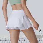 Natural Sag Womens Golf Clothes With Shorts Active Stretchy Tennis Skort Skirt