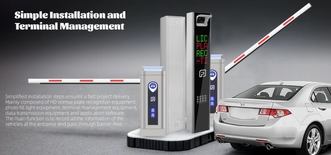 HD Recognition Cloud Platform Parking Ticket System For LPR Parking System