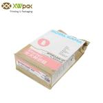 Food Grade Pet Food Packaging Bag Flat Bottom Eight Side Quad Seal Heat Seal