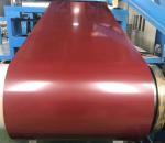 Color Coated Coil Prepainted Galvalume Steel Coil DC51D + AZ80 Cherry Red And