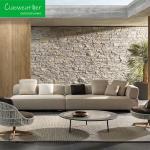 Garden Sofa Set Wood Chair Rattan Modern Sofa for Hotel Restaurant Banquet Home