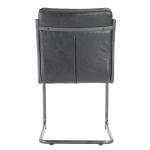 Modern Living Room Furniture Black Luxury 840mm Leather Chair