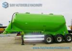 30 m3 Conoid Dry Bulk Tanker Trailer 3 Axles Aluminum Cement Semi Trailer