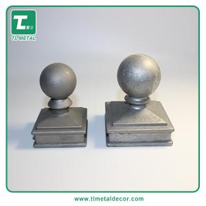 Quality Manufacture Aluminum die casting ball caps fence post caps pole cap wholesale