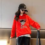 Children's cashmere padded sweater girl's coat