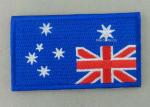 Heat Cut Custom Embroidered Badges , Professional Garment Accessories Custom