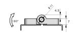 Custom Electrical Steel Butterfly Hinges Panel Screw Type Industrial