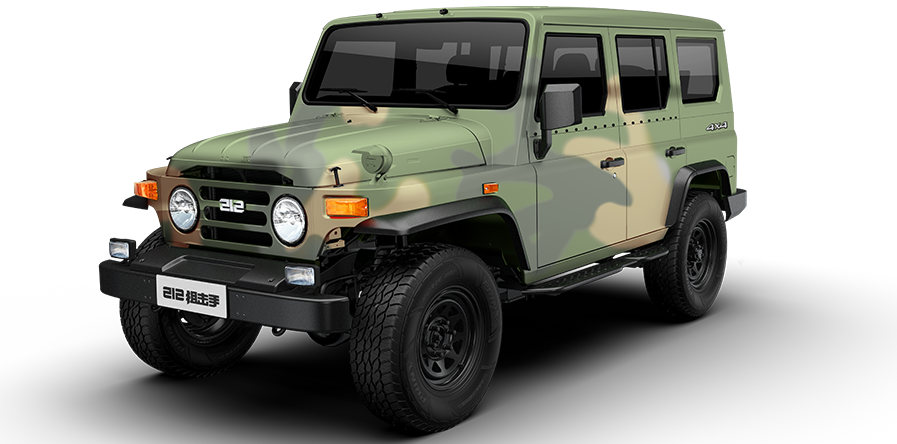 s Top Performance Gasoline Off-road SUV Baw 212 T01 4*4 with 170km/h Top Speed and Touch Screen